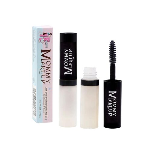 Lash Shield Waterproofing Top Coat for Mascara & Brows, Waterproof, Tear-proof, Smudge-proof Mascara Fixer That Lasts All Day, Clear Waterproof Mascara by Mommy Makeup