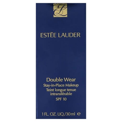 Estee Lauder Double Wear Stay-in-Place Makeup | 24-Hour Wear, Flawless, Natural, Matte Foundation for All Skin Types | Waterproof and SPF 10 | Shade : 3C2 Pebble - Cool / Rosy Undertone | 1 oz