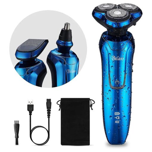 Electric Razor for Men, Electric Shavers for Men, Men 's Electric Razors for Shaving Face Rotary LED Display, Electric Razors for Men Face Cordless Floating Head Rechargeable Waterproof Wet Dry