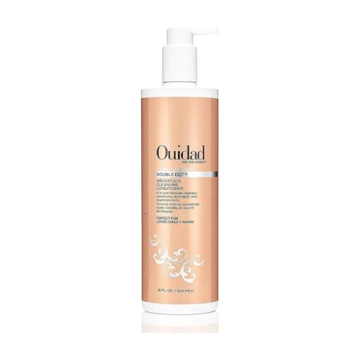 Ouidad Curl Shaper Double Duty Weightless Cleansing Conditioner, 16 Fl Oz, 94116