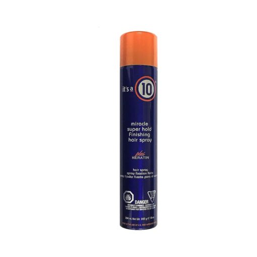 It 's a 10 Miracle Super Hold Finishing Hair Spray Plus Keratin, 10 Ounce