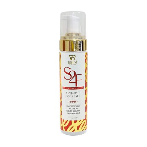 Natural Hair Scalp Care Foam Lotion 8.5oz | Scalp Refreshing, Moisturizing and Hydration, Smoothing with Natural High Shine, Cooling Sensation | Volumizing Root Lift All Day Long, Curly Girl Friendly .