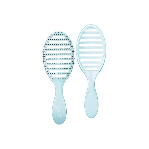 Wet Brush Speed Dry Hair Brush - Blue ( Osmosis ) - Vented Design and Ultra Soft HeatFlex Bristles Are Blow Dry Safe With Ergonomic Handle Manages Tangle and Uncontrollable Hair - Pain-Free