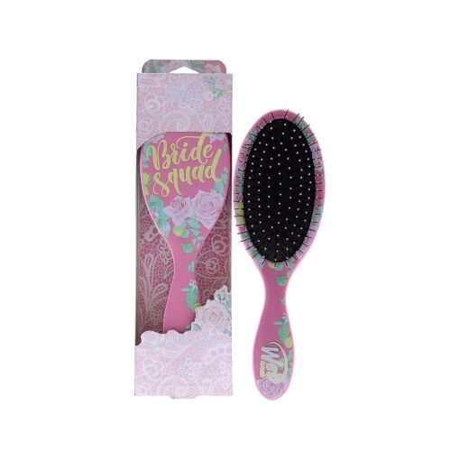 Wet Brush Original Detangler Hair Brush - Bridal Squad - All Hair Types - Ultra-Soft IntelliFlex Bristles Glide Through Tangles with Ease - Pain-Free Comb for Men, Women, Boys & Girls