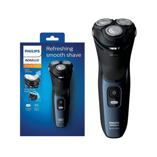 Philips Norelco Shaver for Men Series 7100 Rechargeable Wet/Dry Mens Electric Shavers Electric Razor for Men- Modern Steel Metallic