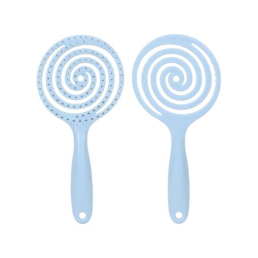 Wet & Dry Vented Detangling Hair Brush ( Blue )