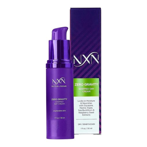 NXN Whipped Day Cream Face Moisturizer with Natural Retinol, Squalane & Grapeseed Oil - Anti Aging Facial Formula for Dry/Sensitive Skin