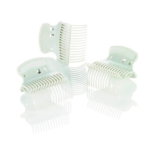 Hot Roller Super Clips, White, Set of 10