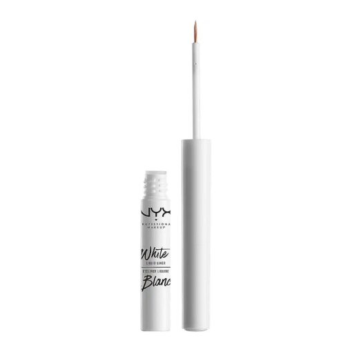 NYX PROFESSIONAL MAKEUP White Liquid Eyeliner, Vegan & Waterproof Formula