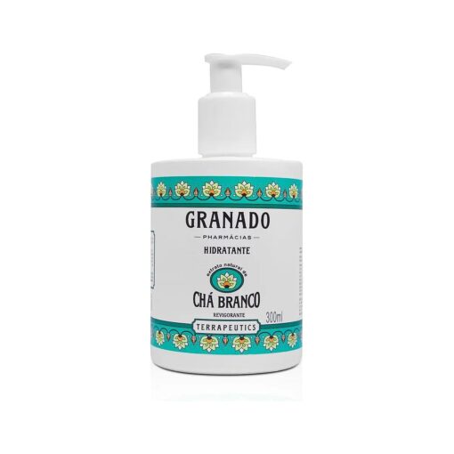 Linha Terrapeutics Granado - Hidratante Corporal Cha Branco 300 Ml - ( Granado Terrapeutics Collection - White Tea Body Moisturizer 10.1 Fl Oz )