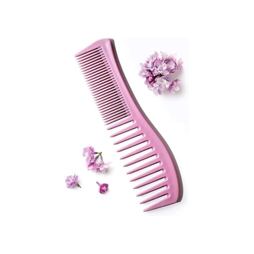 Detangling Hair Comb for Women - 2-Sided Gentle Styling Comb With Wide and Fine Teeth - Conditioning and Detangling Comb for Thin, Thick, Curly, Straight, and All Other Womens Hair Types by Keranique