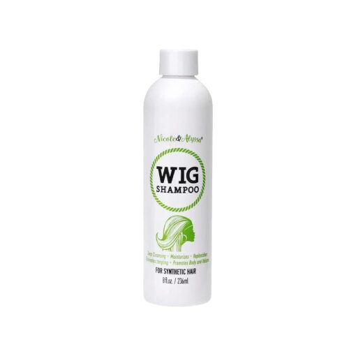 Wig Shampoo For Synthetic Hair 8oz - Soak & Rinse, Deep Cleansing, Revitalizes, Moisturizes, Detangles ( Pack of 1 )