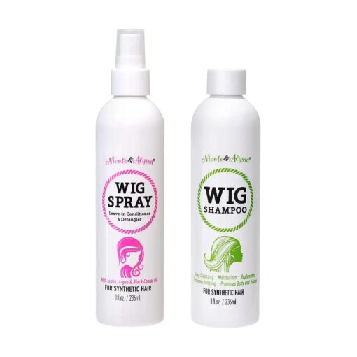 [ Nicole & Alyssa ] Wig Spray & Shampoo SET - Synthetic Wig Care Solution ( Original )