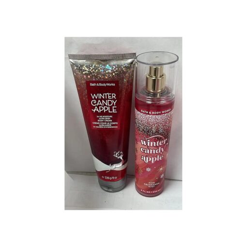 Bath and Body Works Winter Candy Apple Ultra She Body Cream & Fine Fragrance Mist Set 2018