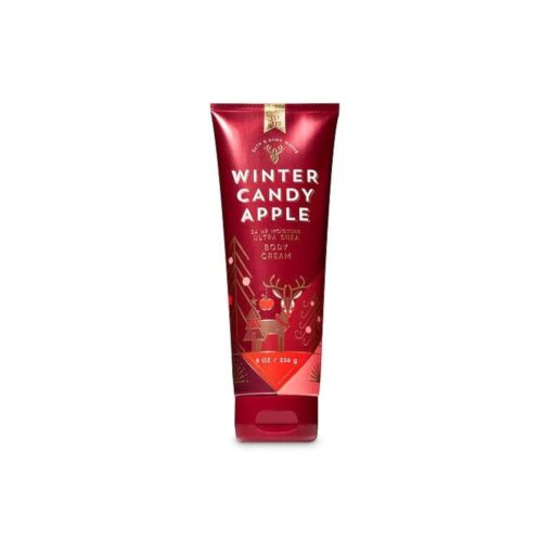 Bath and Body Works, Signature Collection Ultra Shea Body Cream, Winter Candy Apple, 8 Ounces