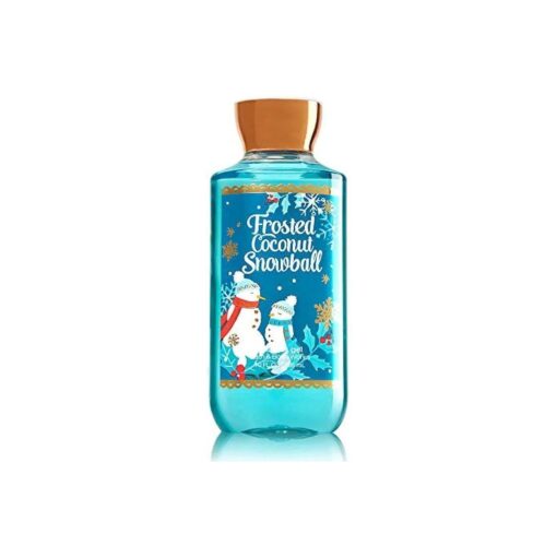 Bath and Body Works Frosted Coconut Snowball Shower Gel Body Wash 10 Ounce Full Size