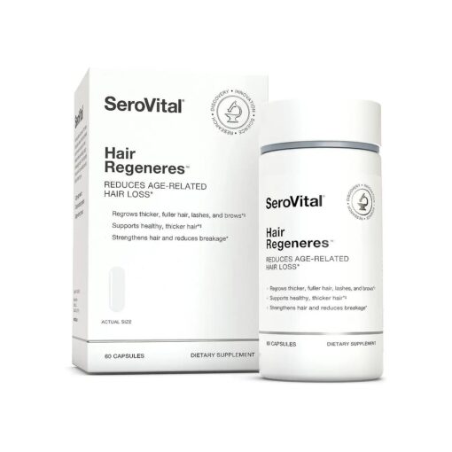 SeroVital Hair Regeneres - Formulated For Women Seeking Enhanced Hair Growth - Supports Noticeable Decrease in Age-Related Hair Loss and Shedding ( 60 Count )