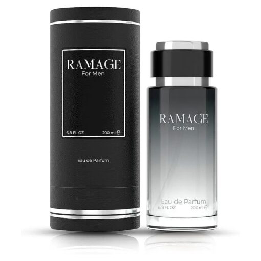 Mens Cologne Ramage - Inspired by the Scent of Dior 's Sauvage - Earthy, Woody Tonka Bean and Sandalwood Scent ( 200 ML )