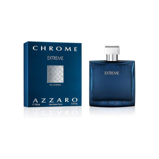 Azzaro Chrome Extreme Eau de Parfum -- Mens Cologne -- Woody, Citrus & Amber Fragrance, 3.4 Fl Oz