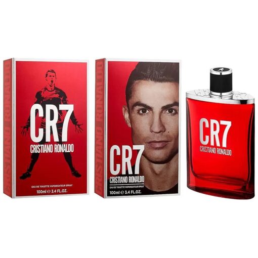 CRISTIANO RONALDO - Eau De Toilette Cologne- Woody, Musky Scent with Lavender, Cardamom, Tobacco, and Cedar - Original Men 's Fragrance Collection - 3.4 oz