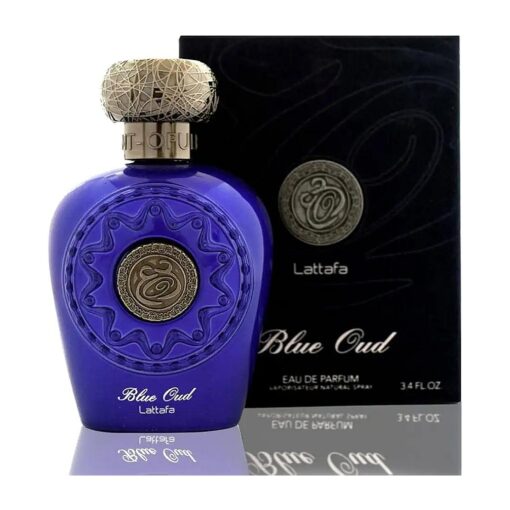 Lattafa Opulent OUd Perfumes |EDP-100ML/3.4Oz| sweet-spicy, Woody, Leather, floral, Musk, Amber & Patchouli ( Blue Oud )