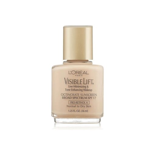 L'oreal Visible Lift Line-minimizing and Tone-enhancing Makeup, Normal/Dry Skin, Light Ivory, 1.25-Fluid Ounce