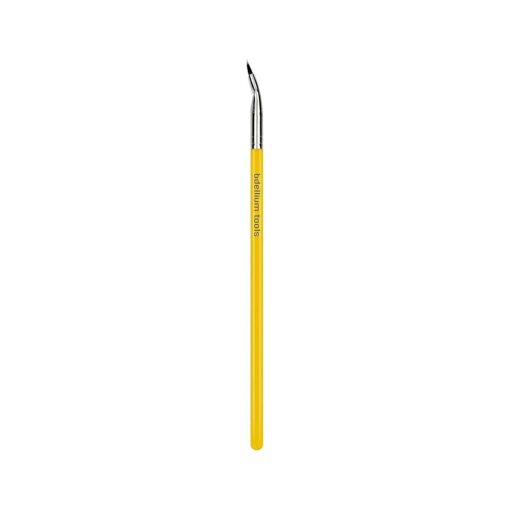 Bdellium Tools Professional Makeup Brush - Studio Series 708 Bent Eyeliner - With Soft Synthetic Fibers, For Smooth Application ( Yellow, 1pc )