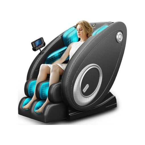 Massage Chair Blue-Tooth Connection and Speaker, Recliner with Zero Gravity with Full Body Air Pressure, Easy to Use at Home and in The Office