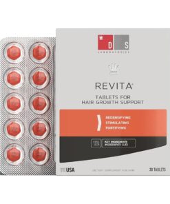 DS Laboratories Revita Tablets, Hair Supplement for Hair Growth Support, Zinc, Iron, Magnesium, Melatonin, Vitamin D & Biotin Vitamins for Women & Men, Hair Vitamins for Thicker Hair Growth, Hair Care