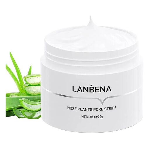 LANBENA Blackhead Mask, Nose Plants Pore Strips Blackhead Remover Mask Peel off Mask Facial Pore Cleanser Purifying Face Mask Nose Strips ( 1.05oz/30g )