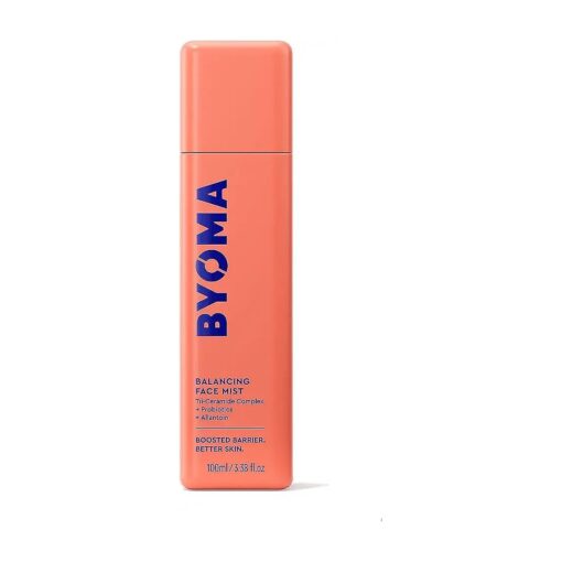 BYOMA Balancing Face Mist - pH Balanced Face Toner with Ceramides, Probiotics & Allantoin - Alcohol Free Toner Spray - Balance, Soothe & Refresh Throughout The Day - 3.38 fl, oz