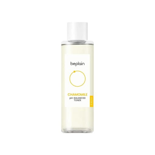 beplain Chamomile pH-Balanced Toner 6.4 fl oz | Natural Fragrance-Free Acne Toner for Face | Pore Refining & Blemish-reducing Face Toner | Korean Face Toner | k-Beauty