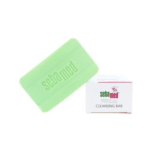 SEBAMED Sensitive Skin Cleansing Bar 5 Pack ( 100g each ) - Hypoallergenic and Dermatologist Recommended, No Detergents that may Irritate Skin Conditions